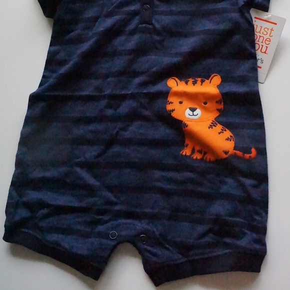 Carters Just One You Hooded One Piece 6m Tiger - Picture 2 of 2